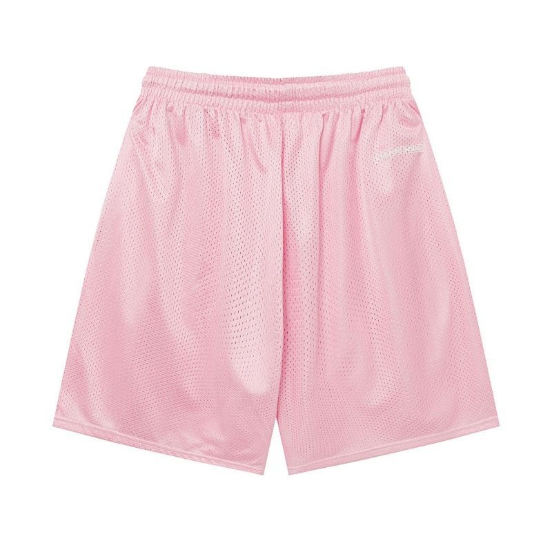 Chrome Hearts Mesh Varsity pink Shorts back view